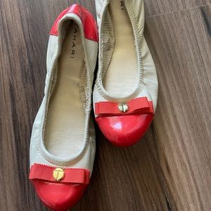 Tahari ballerina flats